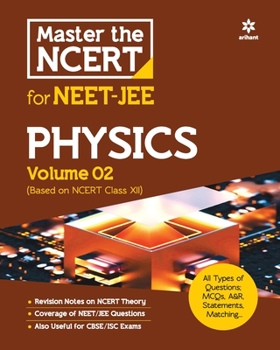 Paperback Master the NCERT for NEET and JEE Physics Vol 2 Book