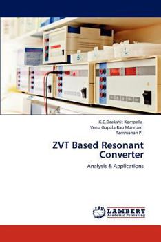 Paperback ZVT Based Resonant Converter Book