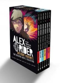 Alex Rider The Graphic Novel Collection 6 Books Box Set by Anthony Horowitz (Stormbreaker, Point Blanc, Skeleton Key, Eagle Strike, Scorpia & Ark Angel) - Book  of the Alex Rider: The Graphic Novels