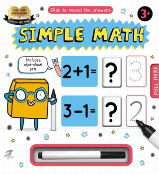 Board book Help with Homework: Simple Math-Wipe-Clean Workbook Includes Wipe-Clean Pen Book