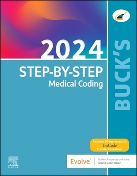 Paperback Buck's Step-By-Step Medical Coding, 2024 Edition Book