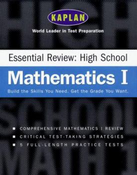 Paperback Kaplan Essential Review: High School Mathematics I Book