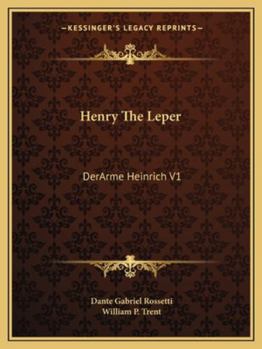 Paperback Henry The Leper: DerArme Heinrich V1 Book