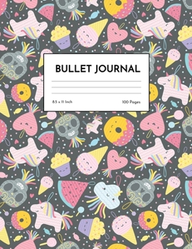 Bullet Journal: Simple Unicorn Dot Grid Notebook - Dotted Note Pad for Kids, Girls, Teens, Tweens, Women - Gifts for Birthday and Christmas | Creative Art 00546