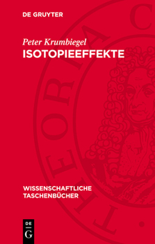 Hardcover Isotopieeffekte [German] Book