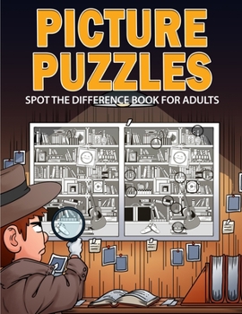 Paperback Picture Puzzles: Spot the Difference Book for Adults Book