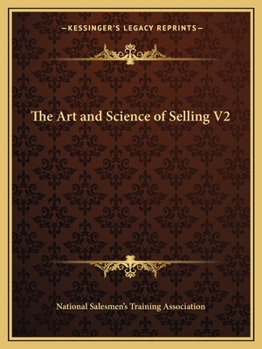 Paperback The Art and Science of Selling V2 Book