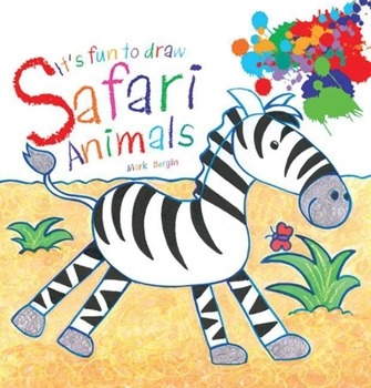 Paperback It's Fun to Draw Safari Animals Book