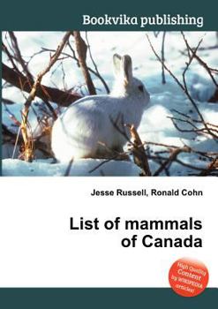 Paperback List of Mammals of Canada Book
