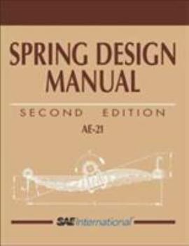 Paperback Spring Design Manual (AE (SERIES)) Book