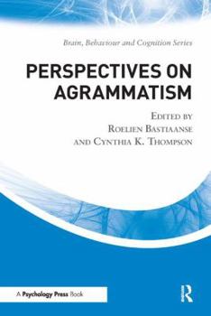 Paperback Perspectives on Agrammatism Book