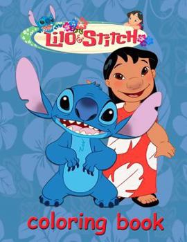 Paperback Lilo & Stitch Coloring Book: Great Activity Book for Kids and Adults (30 illustrations) Book