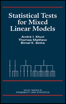 Hardcover Statistical Tests for Mixed Linear Models Book