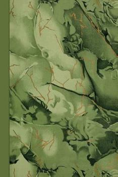 Paperback Marble Journal with Vintage Endpaper Pattern (Leafy Green Edition): Blank Lined Notebook for Writing In: College Ruled Marble Journal, Notepad, Jotter Book