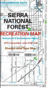 Map Sierra National Forest Recreation Map Book