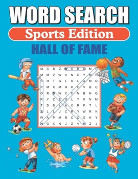 Paperback Sports Hall of Fame Word Search Book