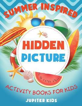 Paperback Summer-Inspired Hidden Picture Activity Books for Kids Book