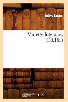 Paperback Variétés Littéraires (Éd.18..) [French] Book