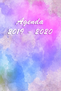 Paperback Agenda Scuola 2019 - 2020: Mensile - Settimanale - Giornaliera - Settembre 2019 - Agosto 2020 - Obiettivi - Rubrica - Orario Lezioni - Appunti - [Italian] Book