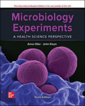 Paperback Microbiology Experiments: A Health Science Perspective ISE Book