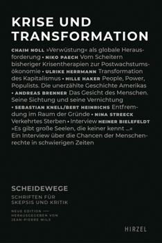 Paperback Krise Und Transformation: Schriften Fur Skepsis Und Kritik [German] Book