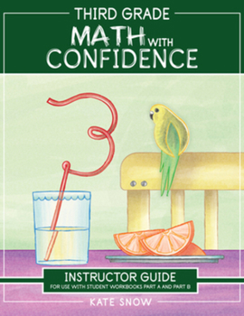 Paperback Third Grade Math with Confidence Instructor Guide Book