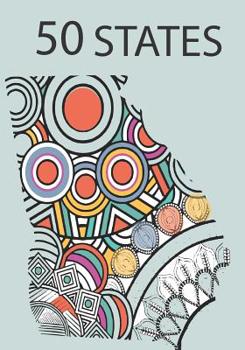 Paperback 50 States: Coloring Book in Mandalas Book
