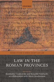 Hardcover Law in the Roman Provinces Book