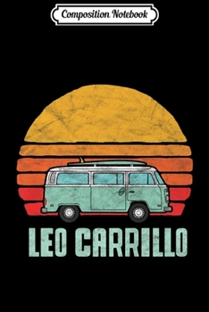 Composition Notebook: Leo Carrillo Beach Hippie Van California Surfer  Journal/Notebook Blank Lined Ruled 6x9 100 Pages
