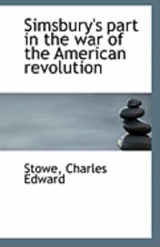 Paperback Simsbury's Part in the War of the American Revolution Book