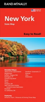 Loose Leaf Rand McNally Easy to Read: New York State Map Book