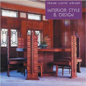 Hardcover Frank Lloyd Wright Interior Style & Design Book