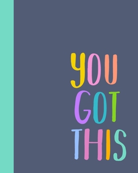 Daily Study Planner: Notebook For Organizing Classwork, Homework, and Studying Schedule Undated with Times Modern Inspirational Saying Cover Design in Blue