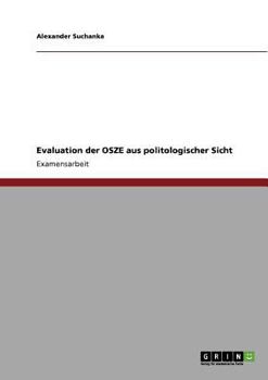 Paperback Evaluation der OSZE aus politologischer Sicht [German] Book