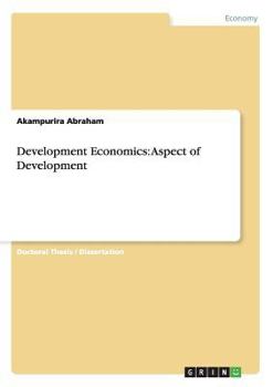 Paperback Development Economics: Aspect of Development Book