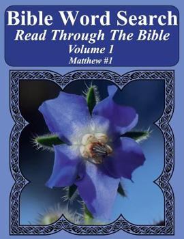 Paperback Bible Word Search Read Through The Bible Volume 1: Matthew #1 Extra Large Print Book