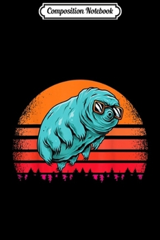 Composition Notebook: Vintage Tardigrade Sunset Microbiology Water Bear Science  Journal/Notebook Blank Lined Ruled 6x9 100 Pages