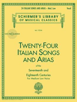 Paperback 24 Italian Songs & Arias of the 17th & 18th Centuries Book/Online Audio Book