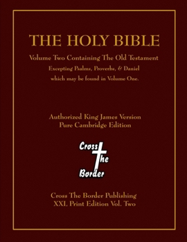 Paperback The Holy Bible XXL Print Vol. Two [Large Print] Book