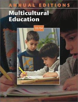 Paperback Annual Editions: Multicultural Education 03/04 Book