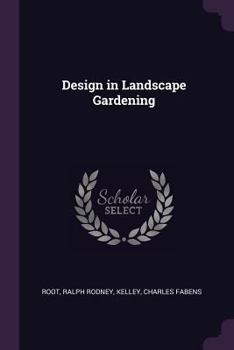 Paperback Design in Landscape Gardening Book