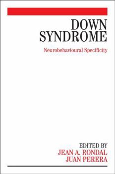 Paperback Down Syndrome: Neurobehavioural Specificity Book