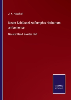 Paperback Neuer Schlüssel zu Rumph's Herbarium amboinense: Neunter Band, Zweites Heft [German] Book