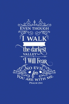 Classic Blue Gratitude Journal: I Will Not Fear For You Are With Me 23:4 | Positive Mindset Notebook | Daily and Weekly Reflection | Cultivate Happiness Habit Diary (Bible Verse on Cover)