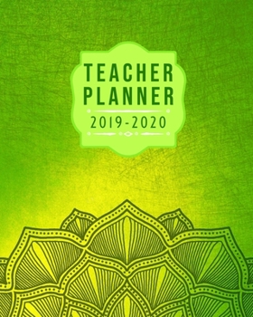 Paperback 2019-2020 Teacher Planner: 11 Months Teacher Planner, 8x10 inch Book