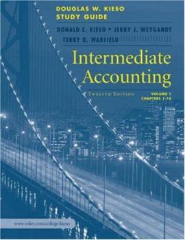 Paperback Intermediate Accounting, Study Guide, Volume I, Chapters 1 - 14 Book