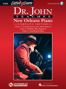 Paperback Dr. John Teaches New Orleans Piano - Complete Edition Book/Online Audio Book