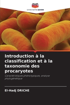 Paperback Introduction à la classification et à la taxonomie des procaryotes [French] Book