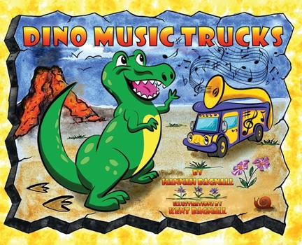 Hardcover Dino Music Trucks Book