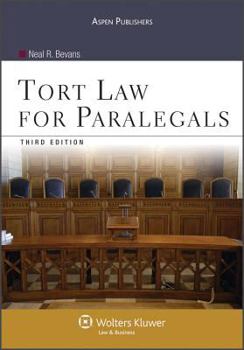 Paperback Tort Law for Paralegals, Third Edition Book